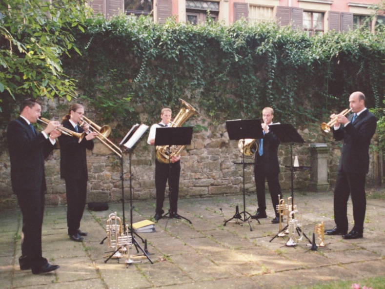 R(h)einblech Quintett 2005 in Deidesheim